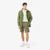 Fleece-Shorts mit Logo-Streifen in regulärer Passform Fleece-Shorts mit Logo-Streifen in regulärer Passform