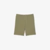 Fleece-Shorts mit Logo-Streifen in regulärer Passform Fleece-Shorts mit Logo-Streifen in regulärer Passform
