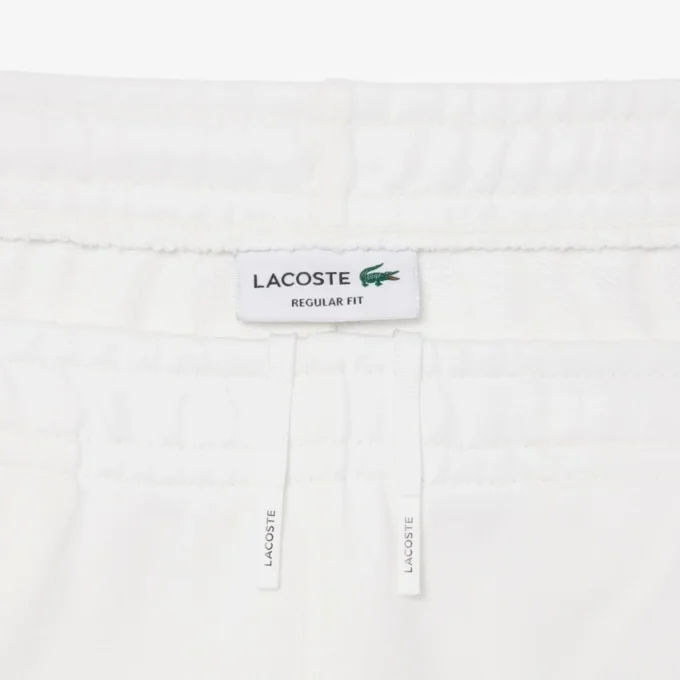 Fleece-Shorts mit Logo-Streifen in regulärer Passform Fleece-Shorts mit Logo-Streifen in regulärer Passform