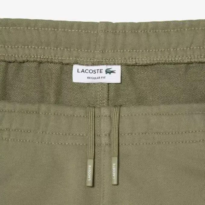 Fleece-Shorts mit Logo-Streifen in regulärer Passform Fleece-Shorts mit Logo-Streifen in regulärer Passform