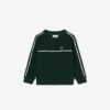 Fleece-Sweatshirt für Jungen mit Logo-Streifen Fleece-Sweatshirt für Jungen mit Logo-Streifen