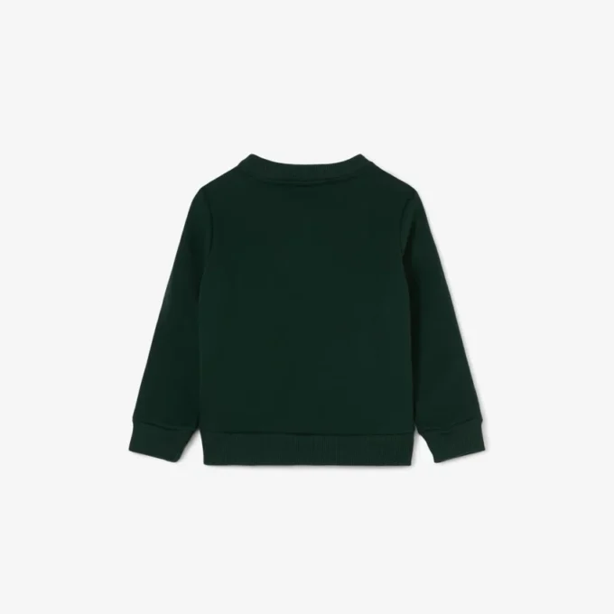 Fleece-Sweatshirt für Jungen mit Logo-Streifen Fleece-Sweatshirt für Jungen mit Logo-Streifen