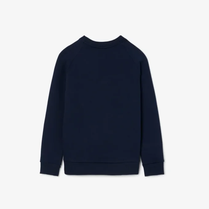 Fleece-Sweatshirt für Jungen mit Monogramm-Print Fleece-Sweatshirt für Jungen mit Monogramm-Print