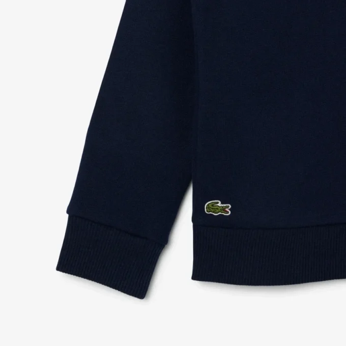 Fleece-Sweatshirt für Jungen mit Monogramm-Print Fleece-Sweatshirt für Jungen mit Monogramm-Print