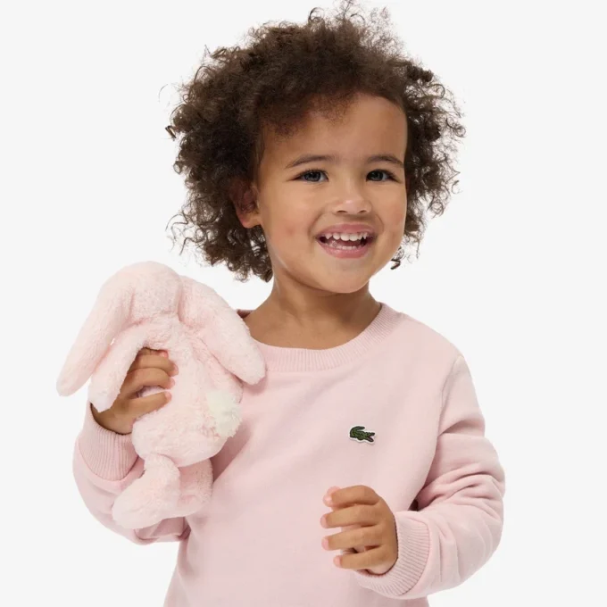 Fleece-Sweatshirt mit Rundhalsausschnitt für Kinder Fleece-Sweatshirt mit Rundhalsausschnitt für Kinder