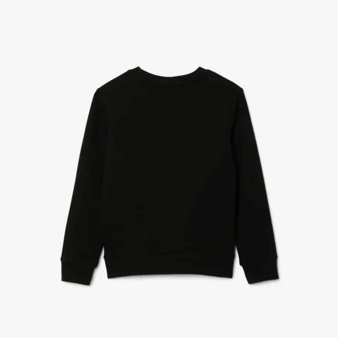 Fleece-Sweatshirt mit Rundhalsausschnitt für Mädchen Fleece-Sweatshirt mit Rundhalsausschnitt für Mädchen