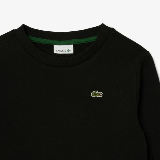 Fleece-Sweatshirt mit Rundhalsausschnitt für Mädchen Fleece-Sweatshirt mit Rundhalsausschnitt für Mädchen