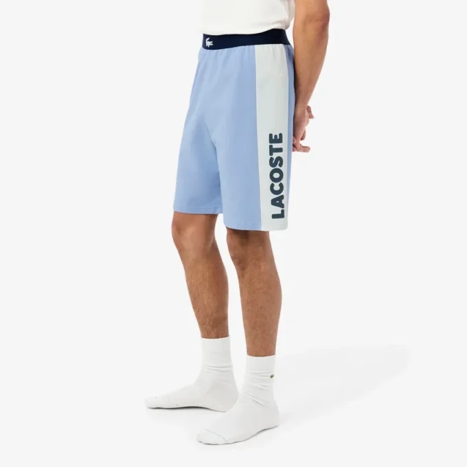 Gerad geschnittene Fleece-Loungewear-Shorts Gerad geschnittene Fleece-Loungewear-Shorts