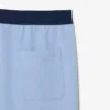 Gerad geschnittene Fleece-Loungewear-Shorts Gerad geschnittene Fleece-Loungewear-Shorts