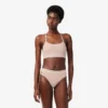 Gerippter Baumwoll-Bralette Gerippter Baumwoll-Bralette