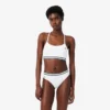 Gerippter Baumwoll-Bralette Gerippter Baumwoll-Bralette