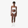 Gerippter Baumwoll-Bralette Gerippter Baumwoll-Bralette