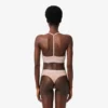 Gerippter Baumwoll-Bralette Gerippter Baumwoll-Bralette