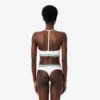 Gerippter Baumwoll-Bralette Gerippter Baumwoll-Bralette