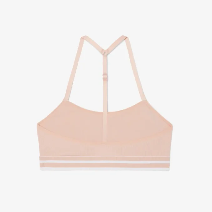 Gerippter Baumwoll-Bralette Gerippter Baumwoll-Bralette