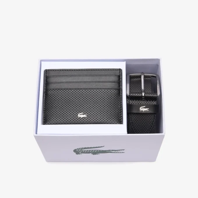 Geschenkset aus Ledergürtel und Kartenetui Geschenkset aus Ledergürtel und Kartenetui