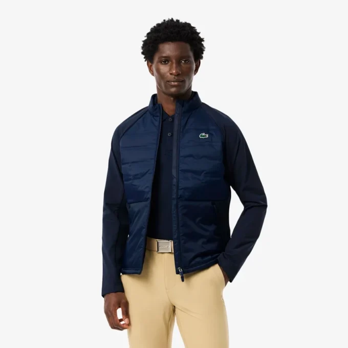 Gesteppte Golfjacke mit Stehkragen für Herren Gesteppte Golfjacke mit Stehkragen für Herren