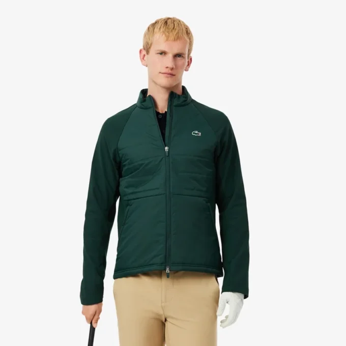 Gesteppte Golfjacke mit Stehkragen für Herren Gesteppte Golfjacke mit Stehkragen für Herren