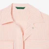 Gestreifte Seersucker-Jacke Gestreifte Seersucker-Jacke