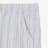 Gestreifte Shorts aus Baumwollpopeline Gestreifte Shorts aus Baumwollpopeline