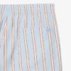 Gestreifte Shorts aus Baumwollpopeline Gestreifte Shorts aus Baumwollpopeline