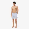 Gestreifte, strukturierte Retroshorts in mittlerer Länge für Herren Gestreifte, strukturierte Retroshorts in mittlerer Länge für Herren