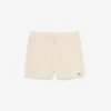 Gestreifte, strukturierte Retroshorts in mittlerer Länge für Herren Gestreifte, strukturierte Retroshorts in mittlerer Länge für Herren