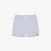 Gestreifte, strukturierte Retroshorts in mittlerer Länge für Herren Gestreifte, strukturierte Retroshorts in mittlerer Länge für Herren