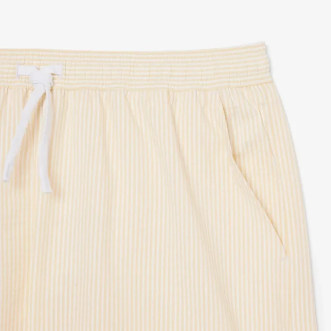 Gestreifte, strukturierte Retroshorts in mittlerer Länge für Herren Gestreifte, strukturierte Retroshorts in mittlerer Länge für Herren