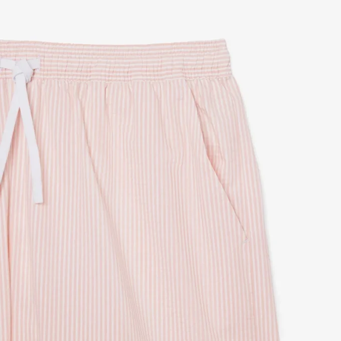 Gestreifte, strukturierte Retroshorts in mittlerer Länge für Herren Gestreifte, strukturierte Retroshorts in mittlerer Länge für Herren
