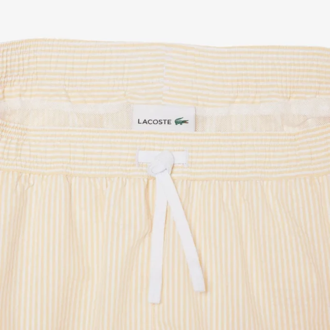 Gestreifte, strukturierte Retroshorts in mittlerer Länge für Herren Gestreifte, strukturierte Retroshorts in mittlerer Länge für Herren