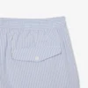 Gestreifte, strukturierte Retroshorts in mittlerer Länge für Herren Gestreifte, strukturierte Retroshorts in mittlerer Länge für Herren