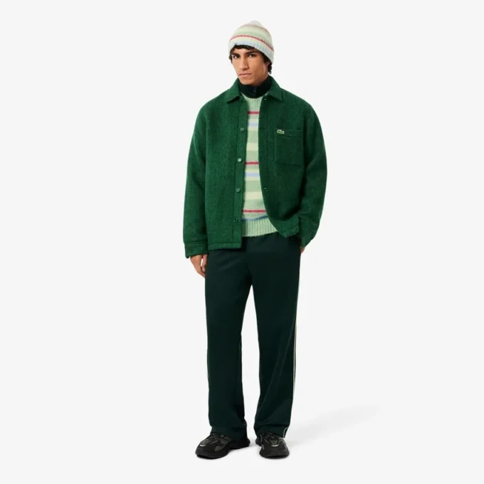 Gestreifter Alpaka-Wollpullover für Herren Gestreifter Alpaka-Wollpullover für Herren