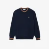 Gestreifter Baumwoll-Jersey-Pullover für Herren Gestreifter Baumwoll-Jersey-Pullover für Herren