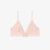 Gestreifter Baumwoll-Triangel-Bralette Gestreifter Baumwoll-Triangel-Bralette