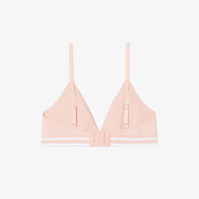 Gestreifter Baumwoll-Triangel-Bralette Gestreifter Baumwoll-Triangel-Bralette
