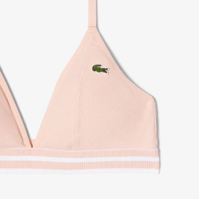 Gestreifter Baumwoll-Triangel-Bralette Gestreifter Baumwoll-Triangel-Bralette