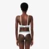 Gestreifter Baumwoll-Triangel-Bralette Gestreifter Baumwoll-Triangel-Bralette