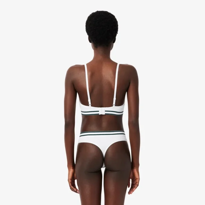 Gestreifter Baumwoll-Triangel-Bralette Gestreifter Baumwoll-Triangel-Bralette