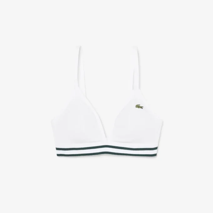 Gestreifter Baumwoll-Triangel-Bralette Gestreifter Baumwoll-Triangel-Bralette