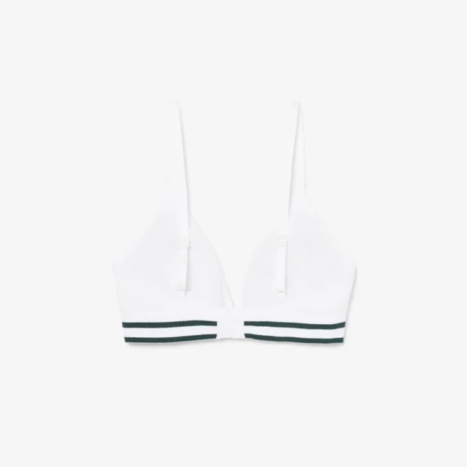 Gestreifter Baumwoll-Triangel-Bralette Gestreifter Baumwoll-Triangel-Bralette