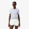 Gestreifter Pullover mit Zopfmuster und Poloshirt-Kragen Gestreifter Pullover mit Zopfmuster und Poloshirt-Kragen