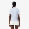 Gestreifter Pullover mit Zopfmuster und Poloshirt-Kragen Gestreifter Pullover mit Zopfmuster und Poloshirt-Kragen