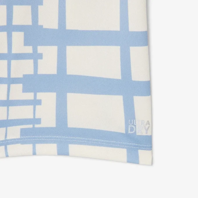 Gestreiftes Piqué-Tennis-Poloshirt für Jungen Gestreiftes Piqué-Tennis-Poloshirt für Jungen