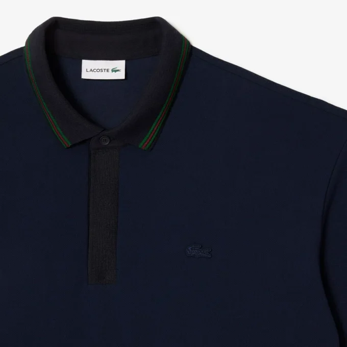 Gestreiftes Poloshirt mit Piqué-Kragen – Übergrößen – Tall Gestreiftes Poloshirt mit Piqué-Kragen – Übergrößen – Tall