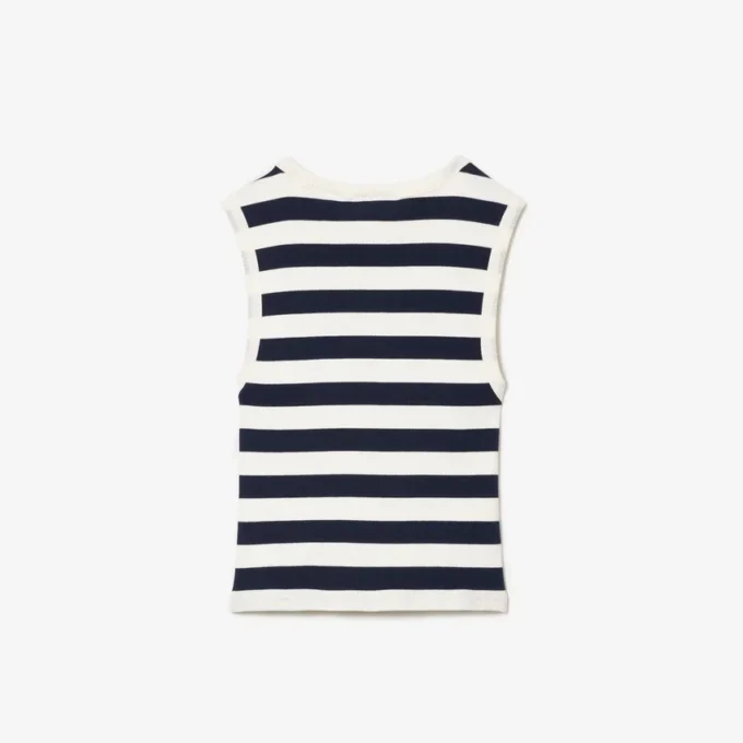 Gestreiftes Ripp-Tanktop aus Baumwolle für Kinder Gestreiftes Ripp-Tanktop aus Baumwolle für Kinder