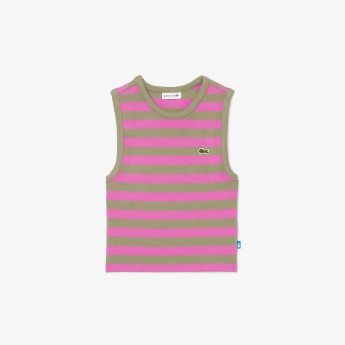 Gestreiftes Ripp-Tanktop für Kinder Gestreiftes Ripp-Tanktop für Kinder