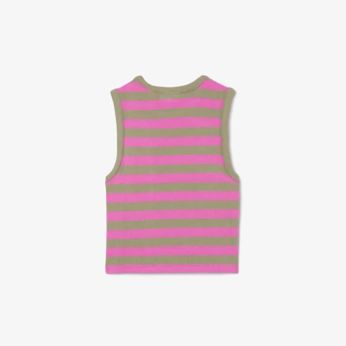 Gestreiftes Ripp-Tanktop für Kinder Gestreiftes Ripp-Tanktop für Kinder