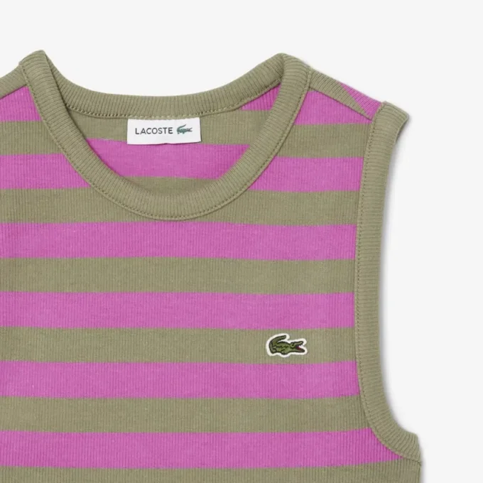 Gestreiftes Ripp-Tanktop für Kinder Gestreiftes Ripp-Tanktop für Kinder