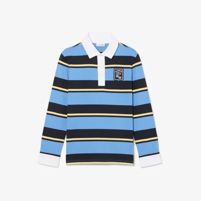 Gestreiftes Rugby-Poloshirt Gestreiftes Rugby-Poloshirt